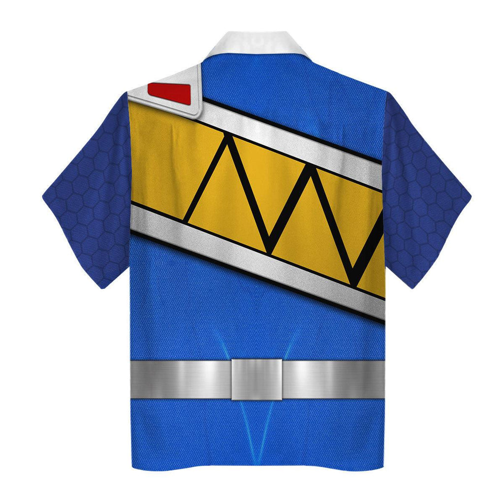 OodieGang Blue Power Rangers Dino Charge Hoodies Sweatshirt T-shirt Hawaiian - OodieGang.com