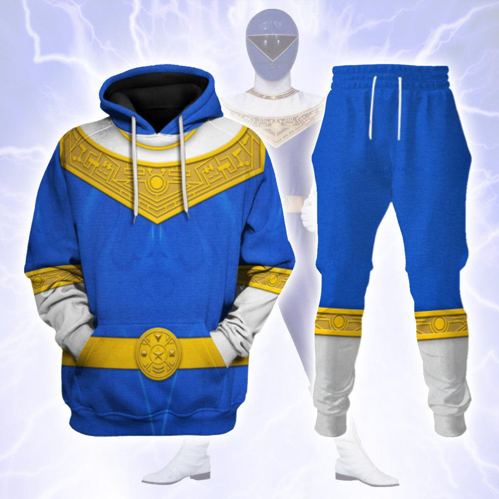 OodieGang Blue Power Rangers Zeo Hoodies Sweatshirt T-shirt Hawaiian Tracksuit - OodieGang.com