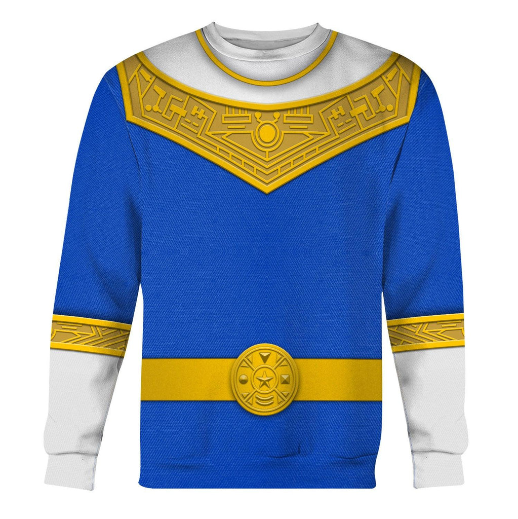 OodieGang Blue Power Rangers Zeo Hoodies Sweatshirt T-shirt Hawaiian Tracksuit - OodieGang.com