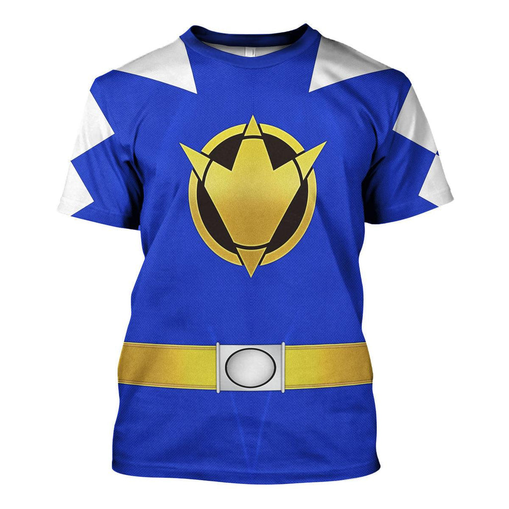 OodieGang Blue Ranger Dino Thunder Hoodies Sweatshirt T-shirt Hawaiian Sweatpants - OodieGang.com