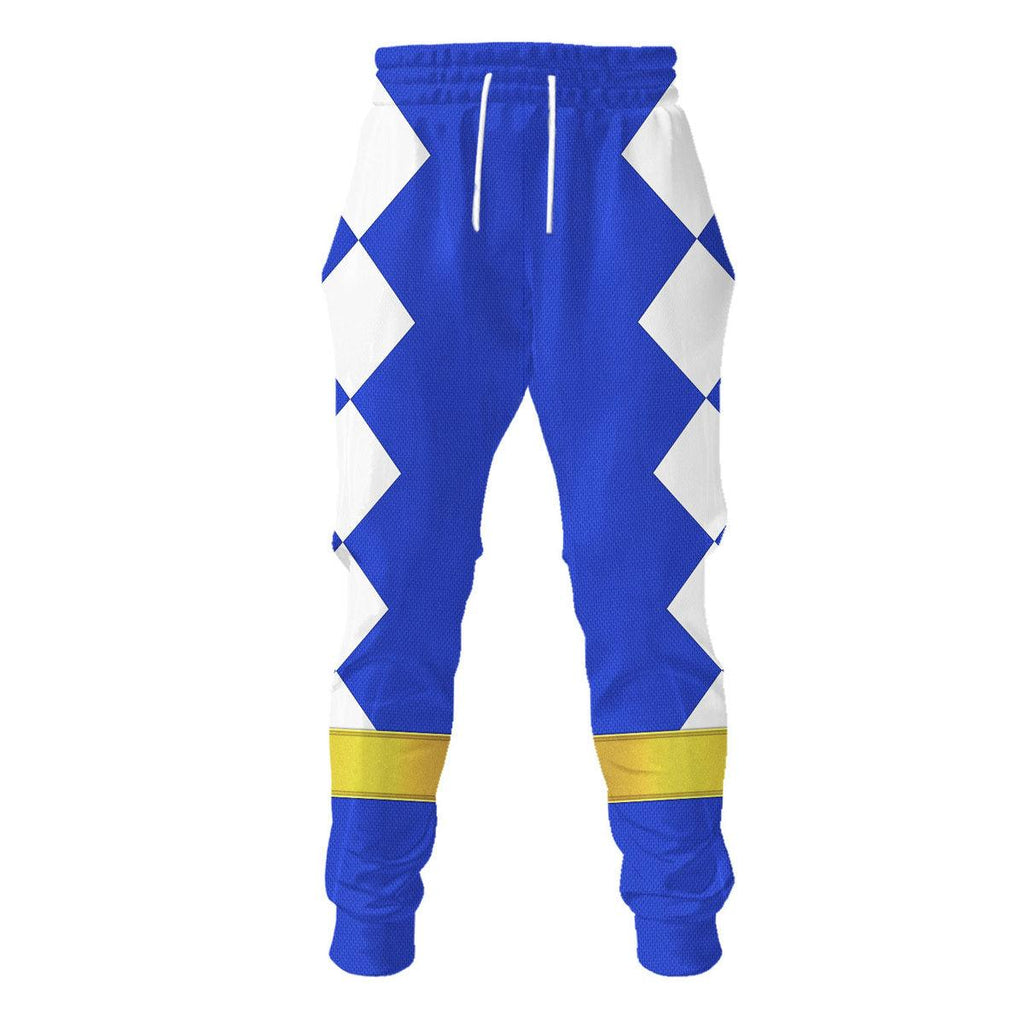 OodieGang Blue Ranger Dino Thunder Hoodies Sweatshirt T-shirt Hawaiian Sweatpants - OodieGang.com