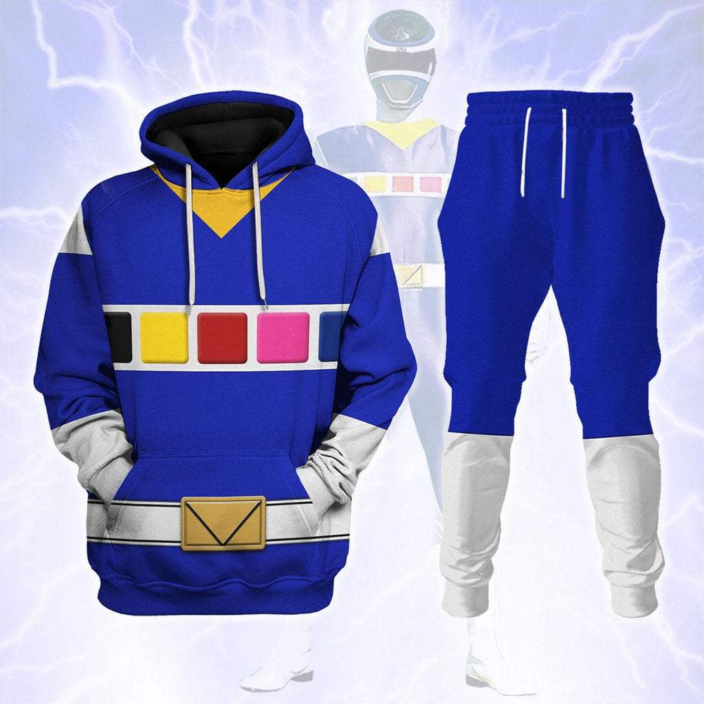 CustomsPig Blue Space Ranger Hoodies Sweatshirt T-shirt Hawaiian Tracksuit - CustomsPig.com