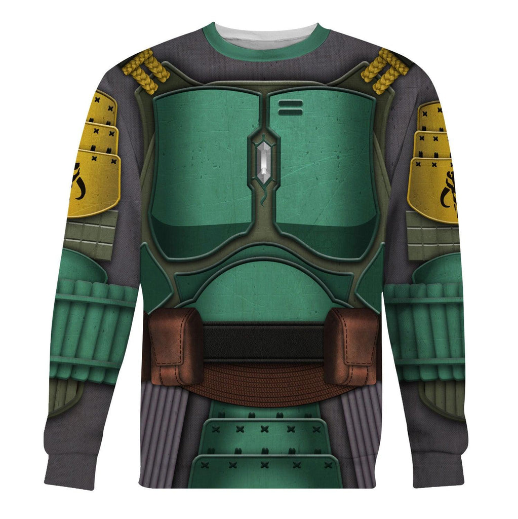 OodieGang Boba Fet Samurai Costume Hoodie Sweatshirt T-Shirt Sweatpants - OodieGang.com