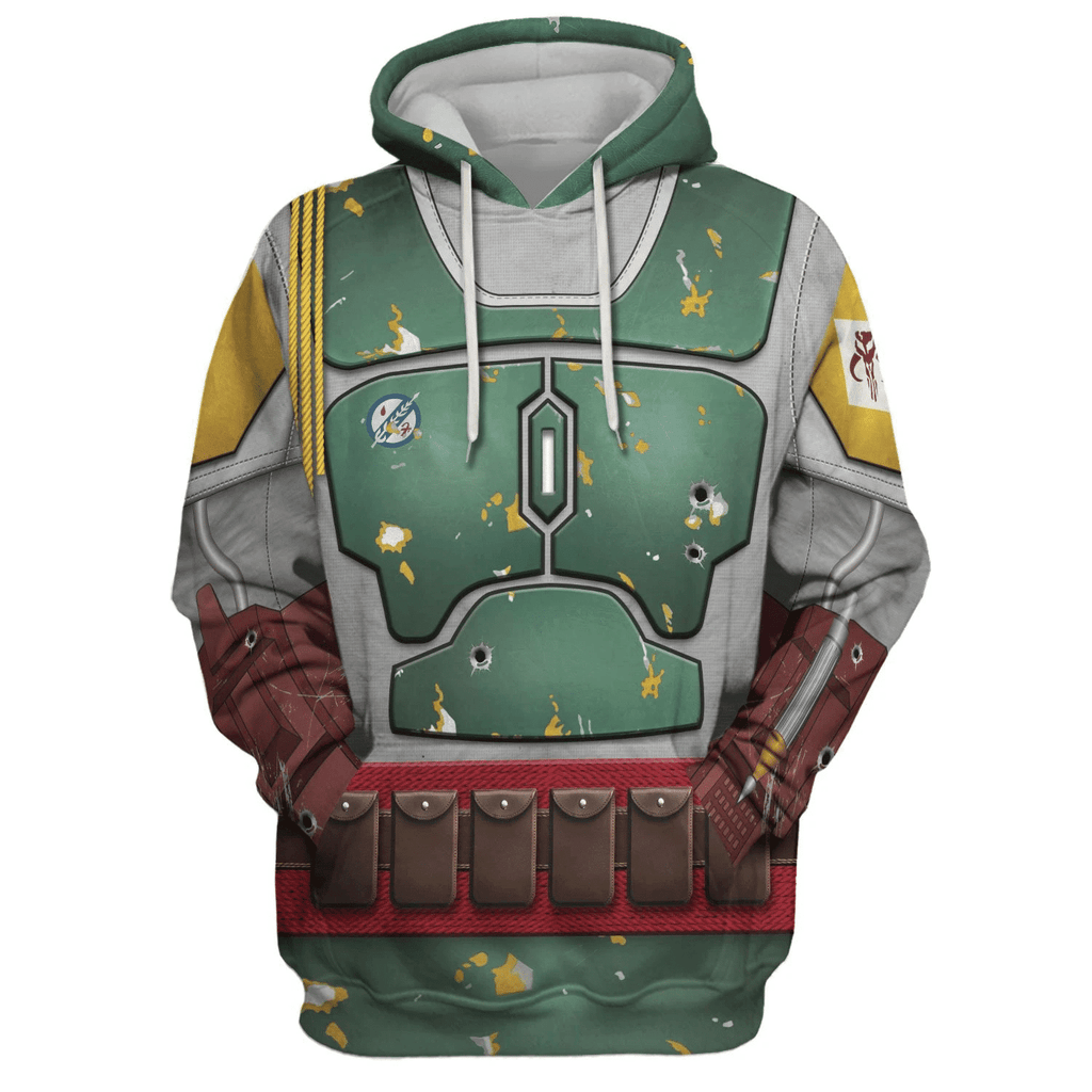 OodieGang Boba Fett Costume Hoodie Sweatshirt T-Shirt Sweatpants - OodieGang.com