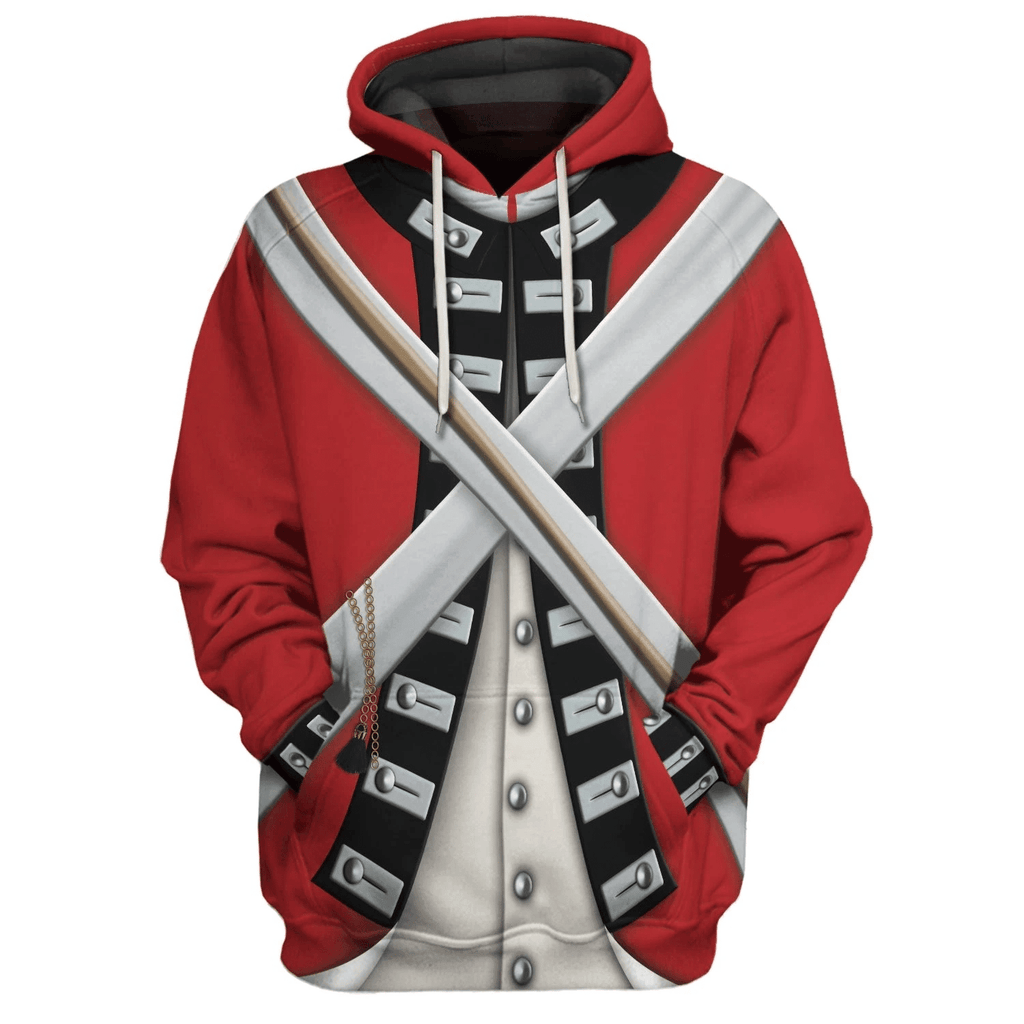 OodieGang British Army Red Coat Hoodie Sweatshirt T-Shirt Tracksuit - OodieGang.com