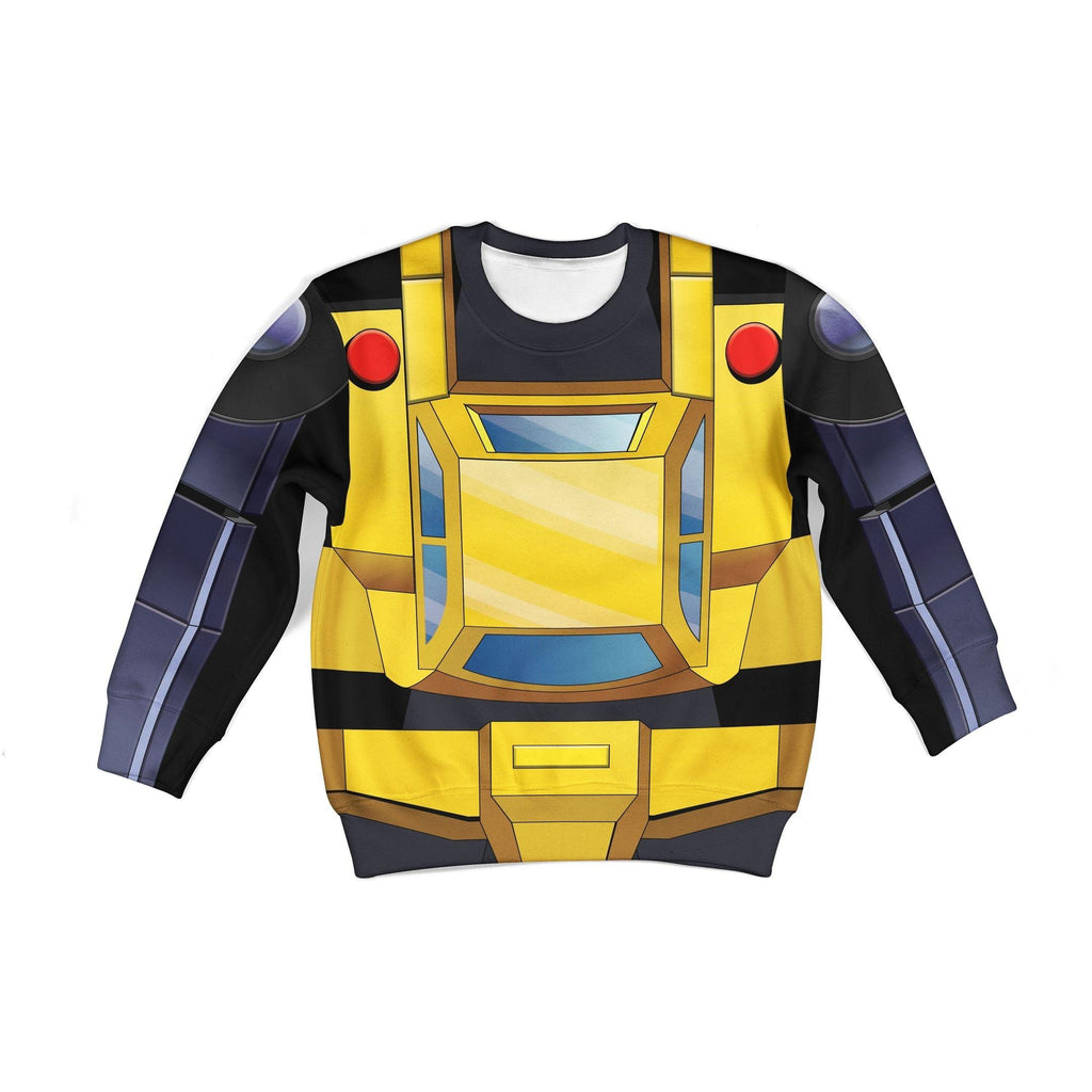 OodieGang Bumblebee Kid Costume Cosplay Hoodie Sweatshirt T-Shirt - OodieGang.com