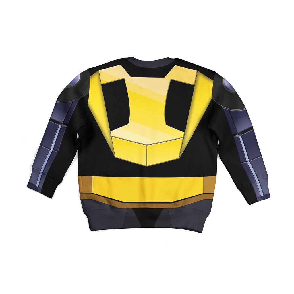 OodieGang Bumblebee Kid Costume Cosplay Hoodie Sweatshirt T-Shirt - OodieGang.com