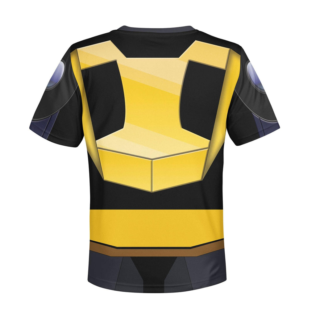 OodieGang Bumblebee Kid Costume Cosplay Hoodie Sweatshirt T-Shirt - OodieGang.com