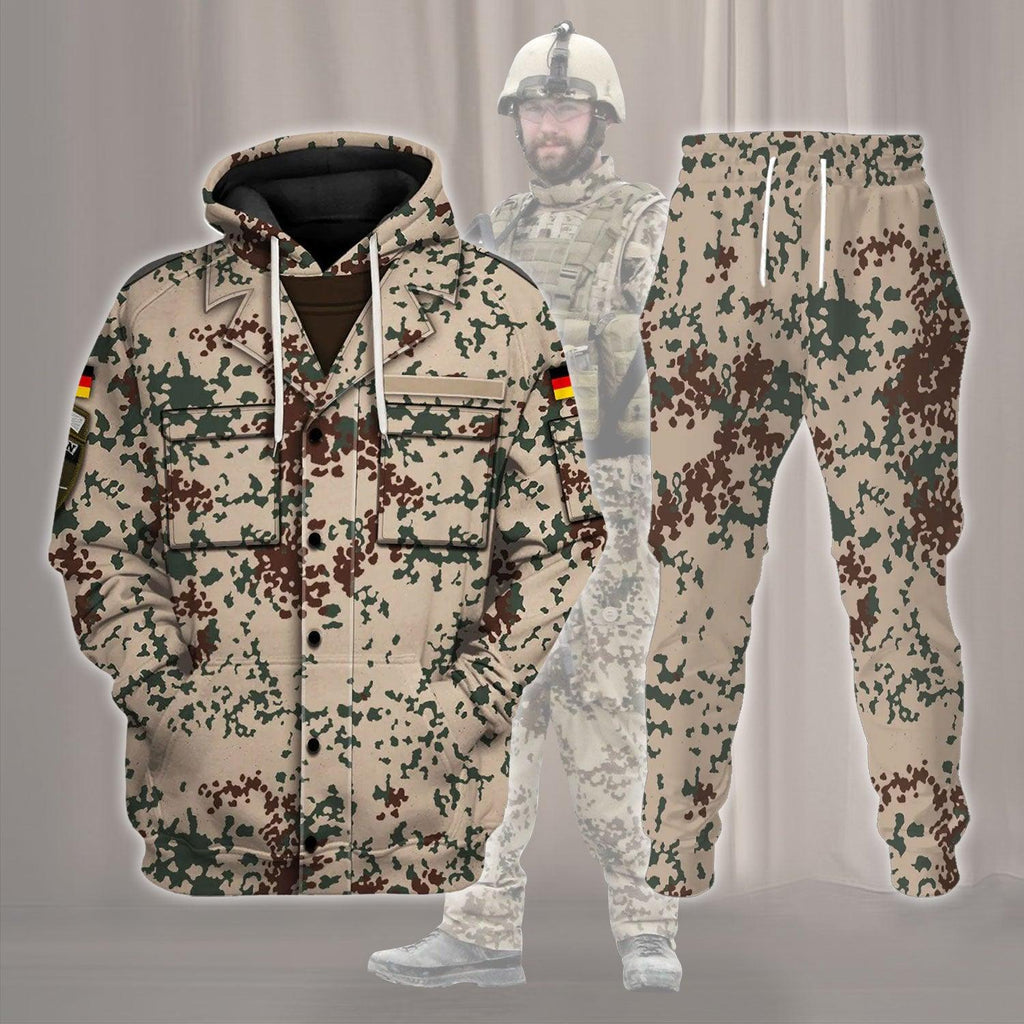 OodieGang Bundeswehr Afghanistan Uniform Costume Hoodie Sweatshirt T-Shirt Tracksuit - OodieGang.com