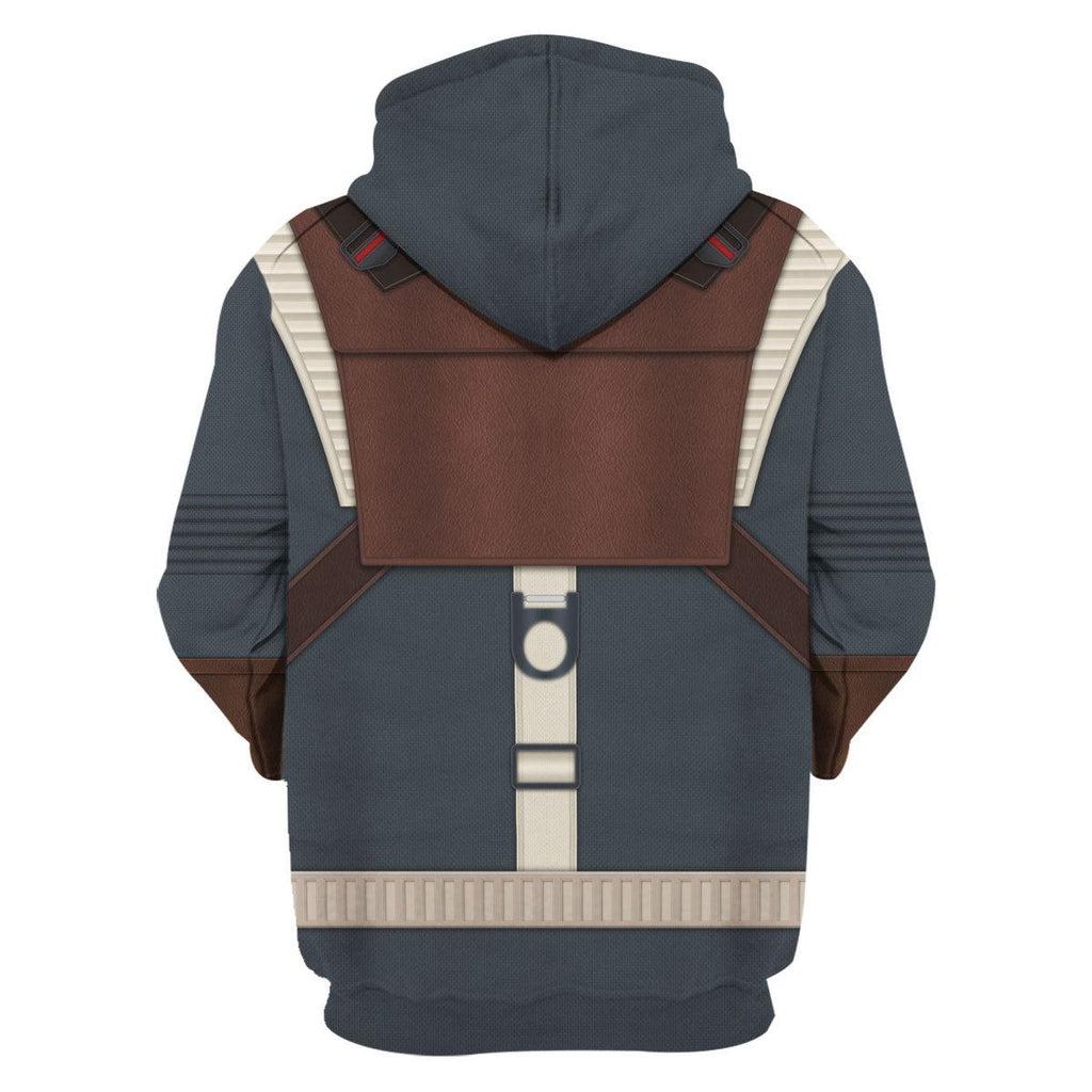 OodieGang Cal Kestis's Jedi Costume Hoodie Sweatshirt T-Shirt Sweatpants - OodieGang.com