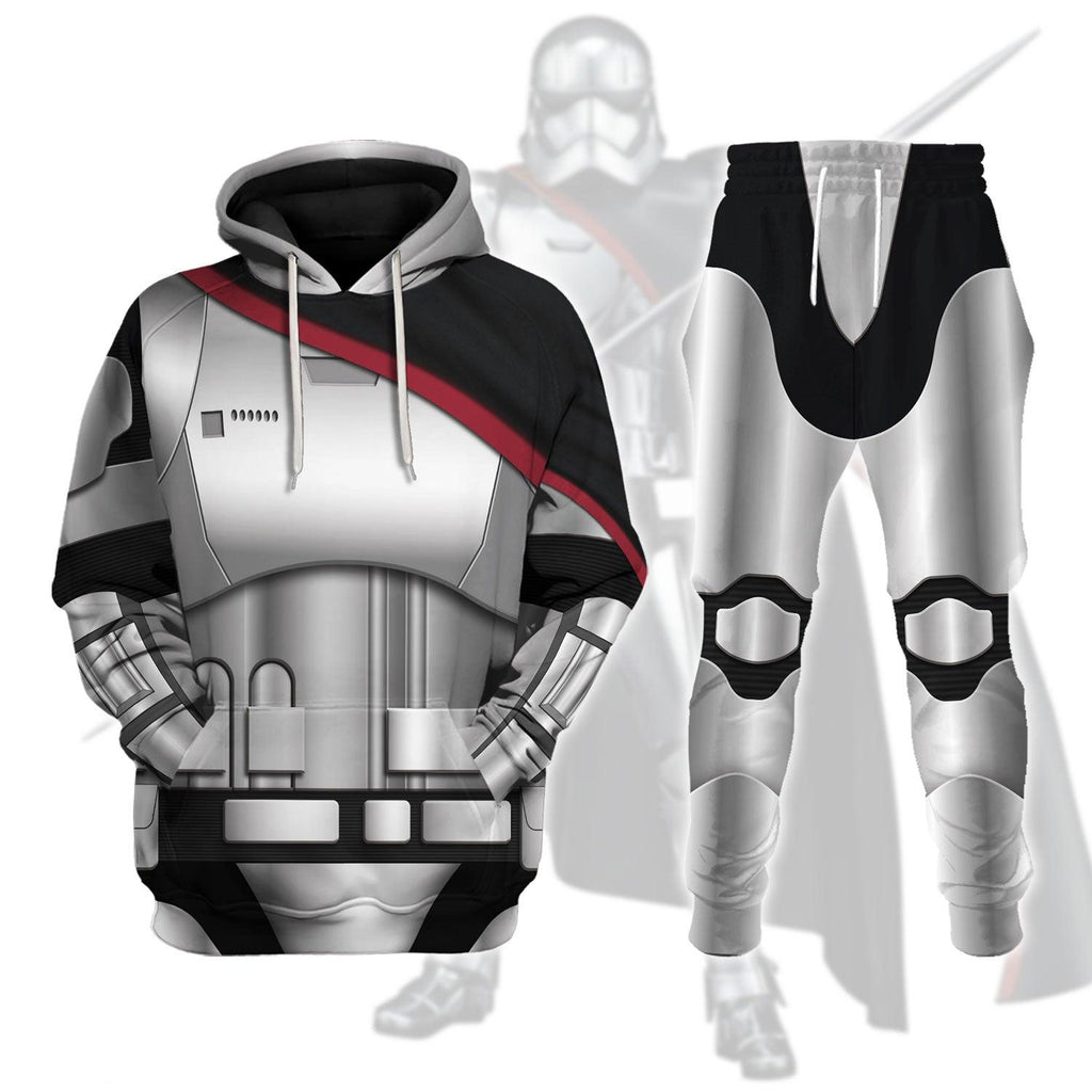 CustomsPig Captain Phasma's Armor Costume Hoodie Sweatshirt T-Shirt Sweatpants - CustomsPig.com