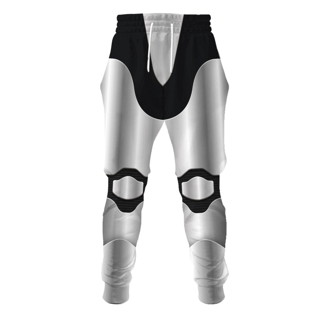 OodieGang Captain Phasma's Armor Costume Hoodie Sweatshirt T-Shirt Sweatpants - OodieGang.com