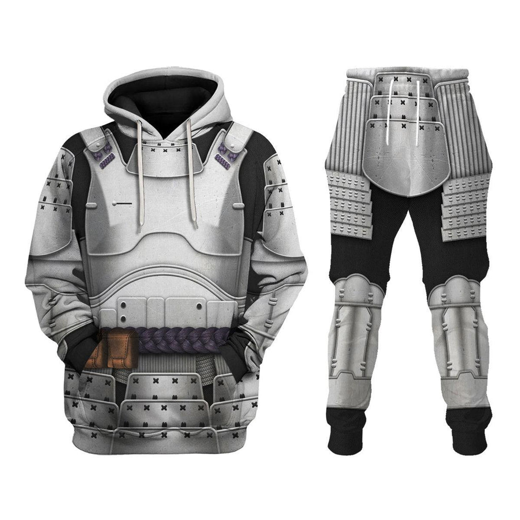 OodieGang Captain Phasma Samurai Costume Hoodie Sweatshirt T-Shirt Sweatpants - OodieGang.com