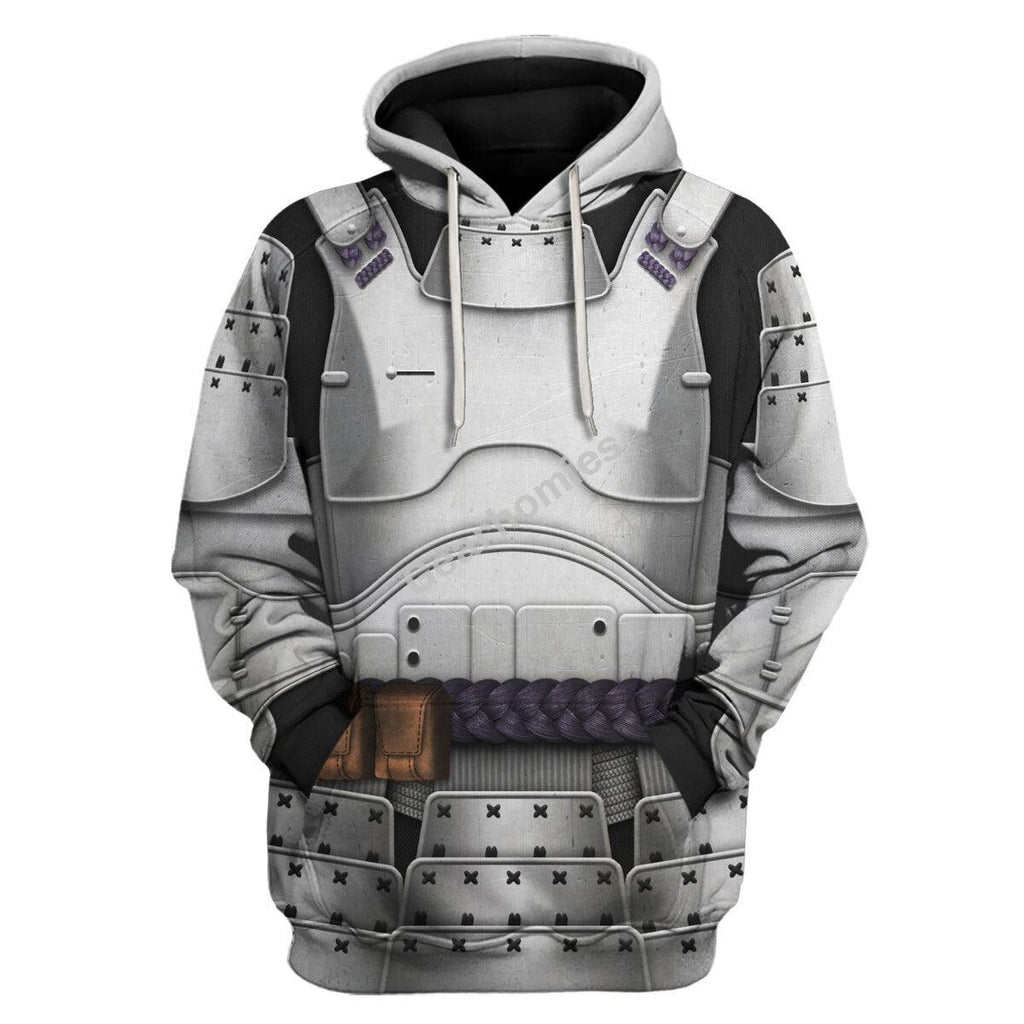 OodieGang Captain Phasma Samurai Costume Hoodie Sweatshirt T-Shirt Sweatpants - OodieGang.com