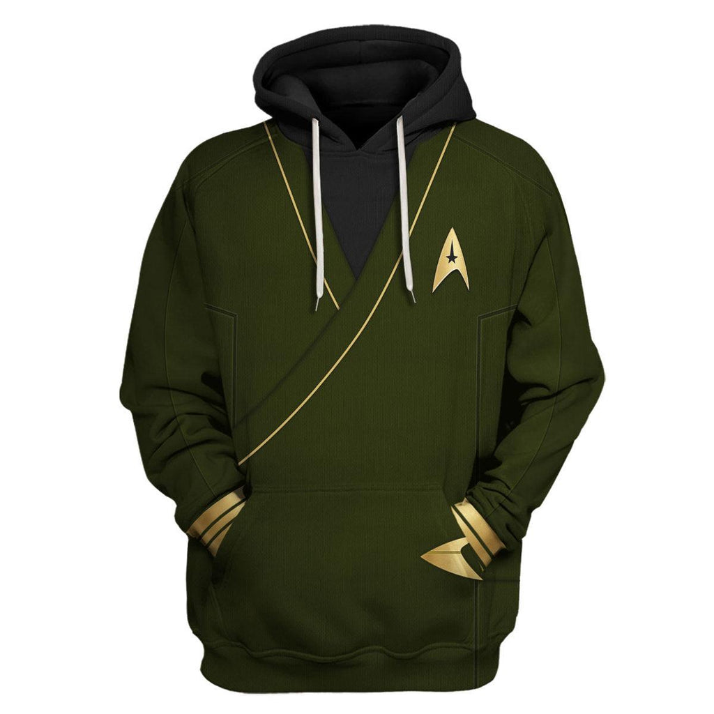 OodieGang Captain Pike Costume Fleece Hoodie Sweatshirt T-Shirt Sweatpants - OodieGang.com