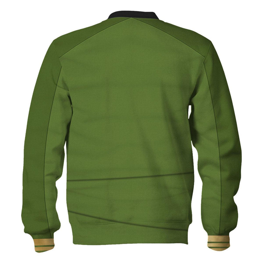 Oodiegang Captain Pike Green Costume Hoodie Sweatshirt T-Shirt Sweatpants - Oodiegang.com