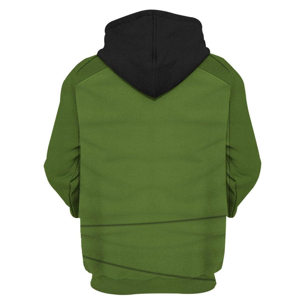 Oodiegang Captain Pike Green Costume Hoodie Sweatshirt T-Shirt Sweatpants - Oodiegang.com