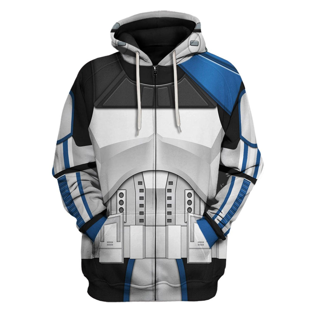 OodieGang Captain Rex Costume Hoodie Sweatshirt T-Shirt Sweatpants - OodieGang.com