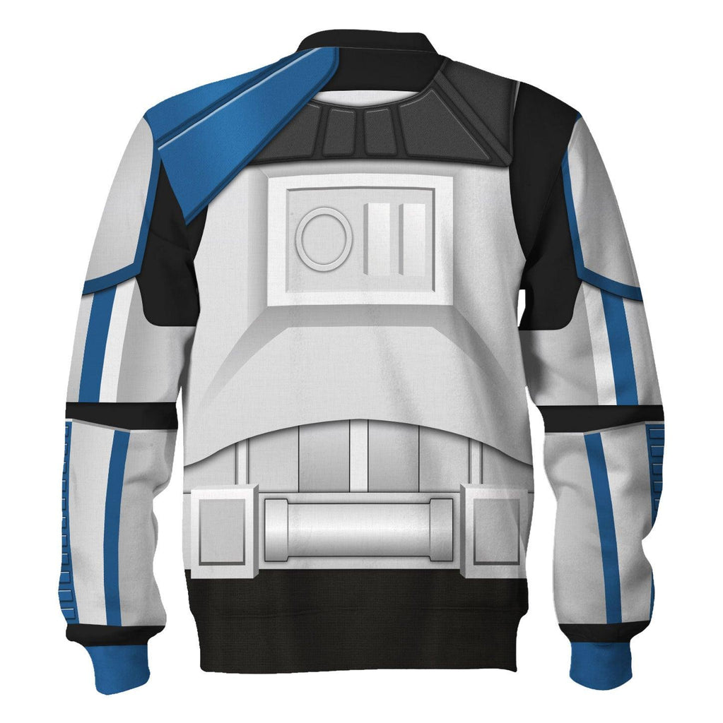 OodieGang Captain Rex Costume Hoodie Sweatshirt T-Shirt Sweatpants - OodieGang.com