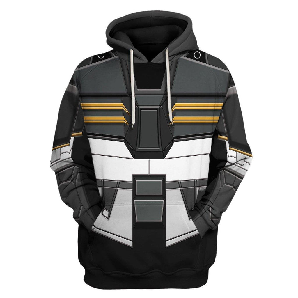 OodieGang Char's Zaku II Mobile Suit Gundam Costume All Over Print Tracksuit Hoodie - OodieGang