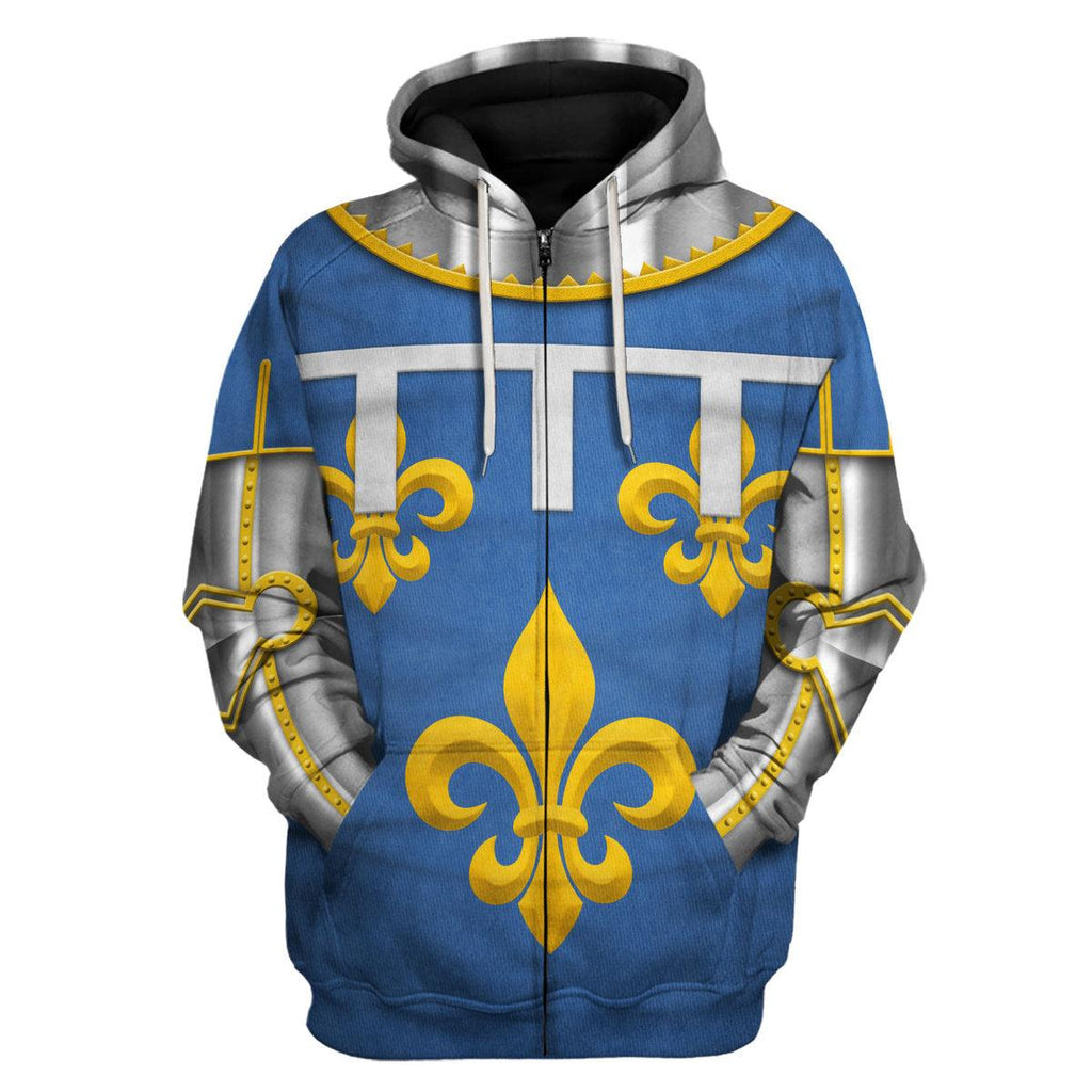 Oodiegang Charles Duke of Orleans Battle of Agincourt Costume Hoodie Sweatshirt T-Shirt Tracksuit - Oodiegang.com