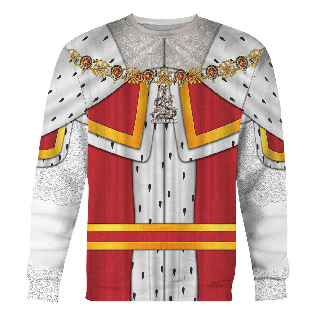 Oodiegang Charles II King of England Costume Hoodie Sweatshirt T-Shirt Tracksuit - Oodiegang.com