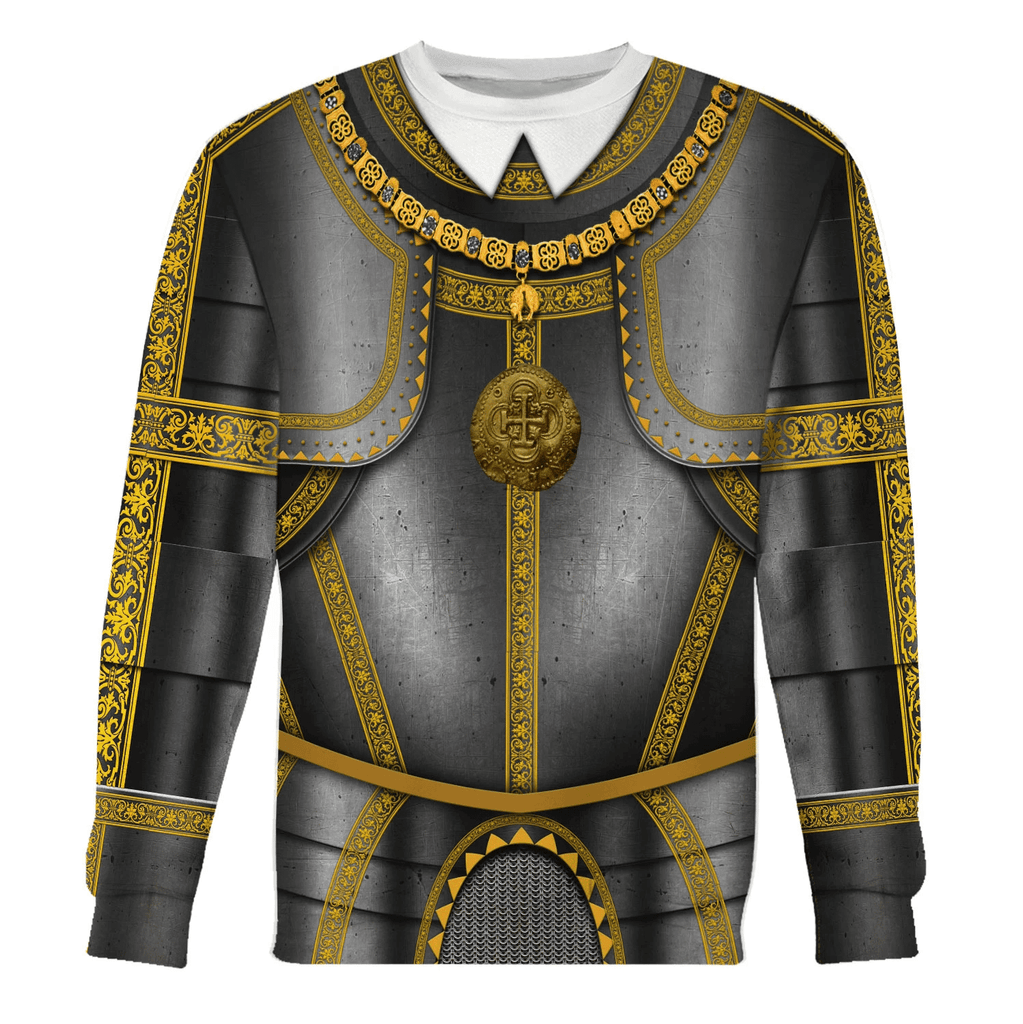 OodieGang Charles V Holy Roman Emperor Costume Hoodie Sweatshirt T-Shirt Tracksuit - OodieGang.com