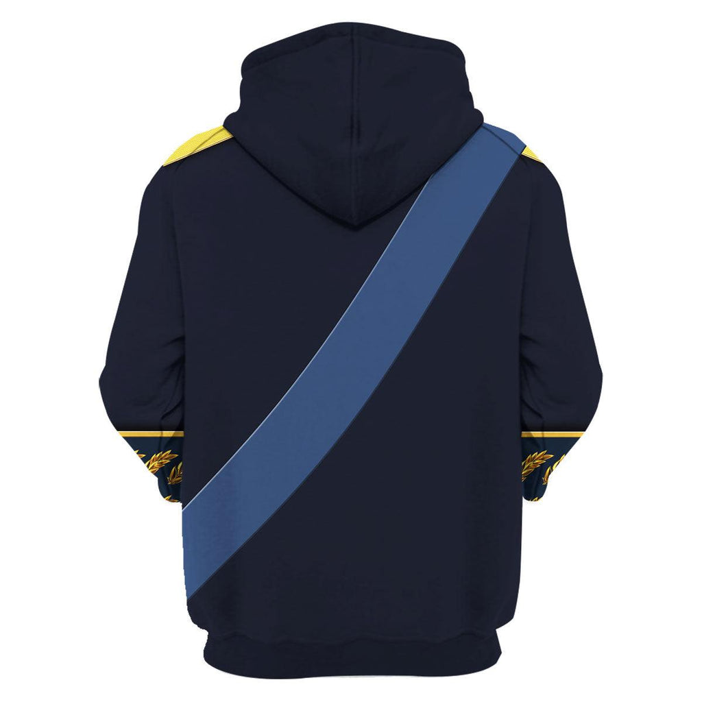 Oodiegang Charles XIV John of Sweden Marshal General in Napoleic War Historical Costume Hoodie Sweatshirt T-Shirt Tracksuit - Oodiegang.com