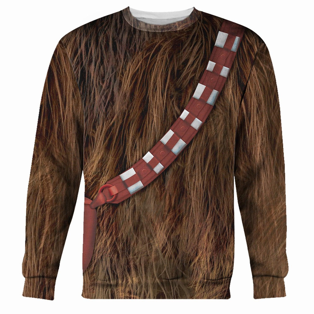 OodieGang Chewbacca Costume Hoodie Sweatshirt T-Shirt - OodieGang.com