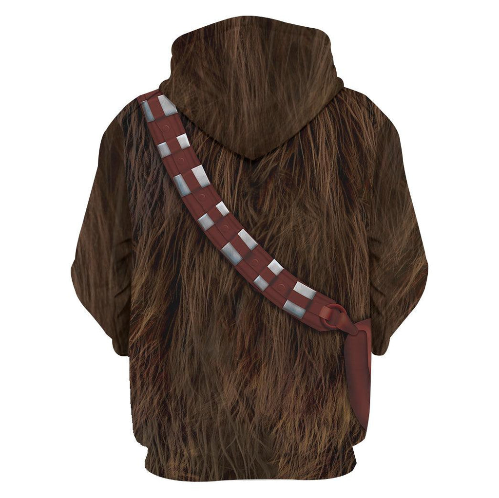 OodieGang Chewbacca Costume Hoodie Sweatshirt T-Shirt - OodieGang.com