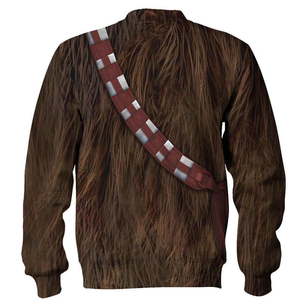 OodieGang Chewbacca Costume Hoodie Sweatshirt T-Shirt - OodieGang.com