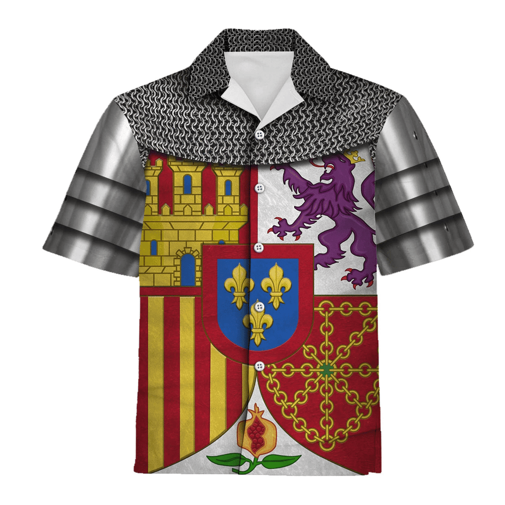 OodieGang Coat Of Arms Of Spain Costume Hoodie Sweatshirt T-Shirt Tracksuit - OodieGang.com