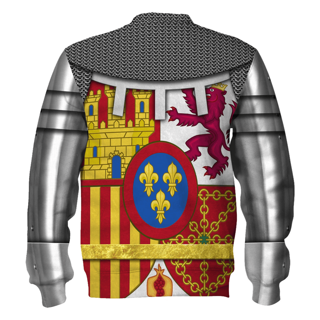 OodieGang Coat Of Arms Of Spain Costume Hoodie Sweatshirt T-Shirt Tracksuit - OodieGang.com