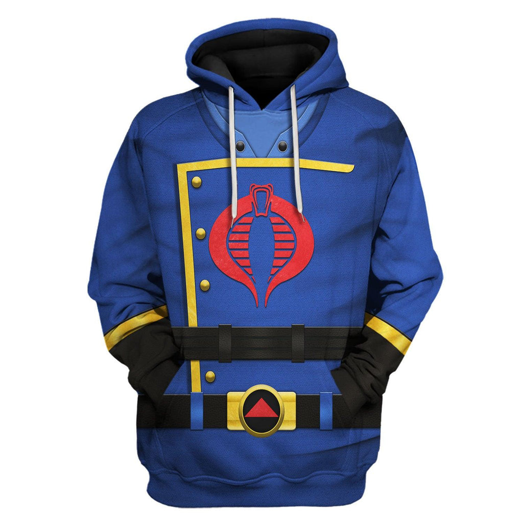 OodieGang Cobra Commander Classic Costumes Hoodie Sweatshirt T-Shirt - OodieGang