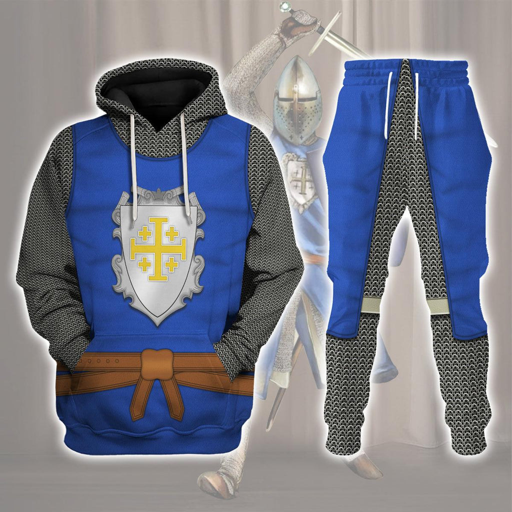 Oodiegang County of Edessa Knight Costume Hoodie Sweatshirt T-Shirt Tracksuit - Oodiegang.com