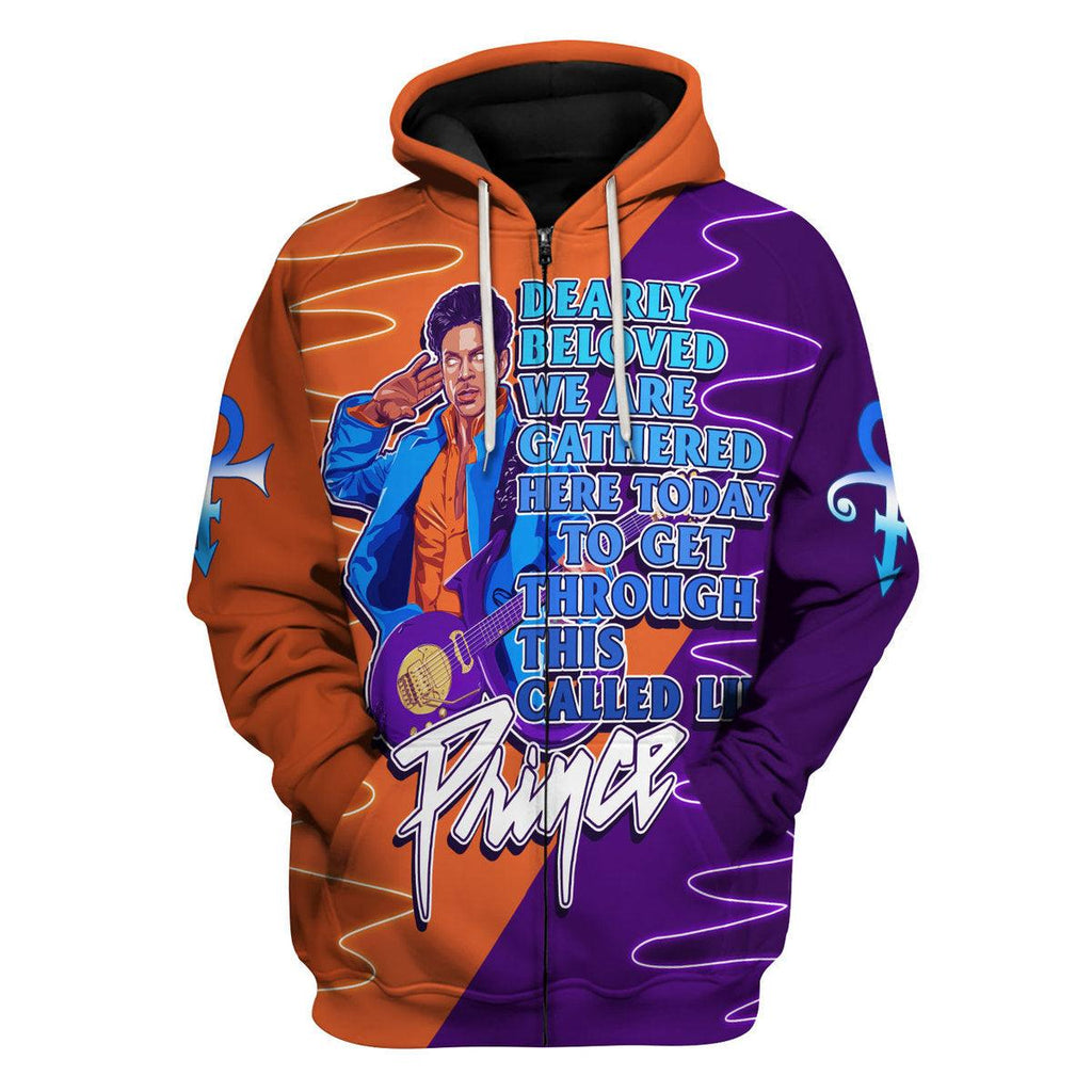 OodieGang Dearly Beloved Prince Unisex Pullover Hoodie, Sweatshirt, T-Shirt - OodieGang.com