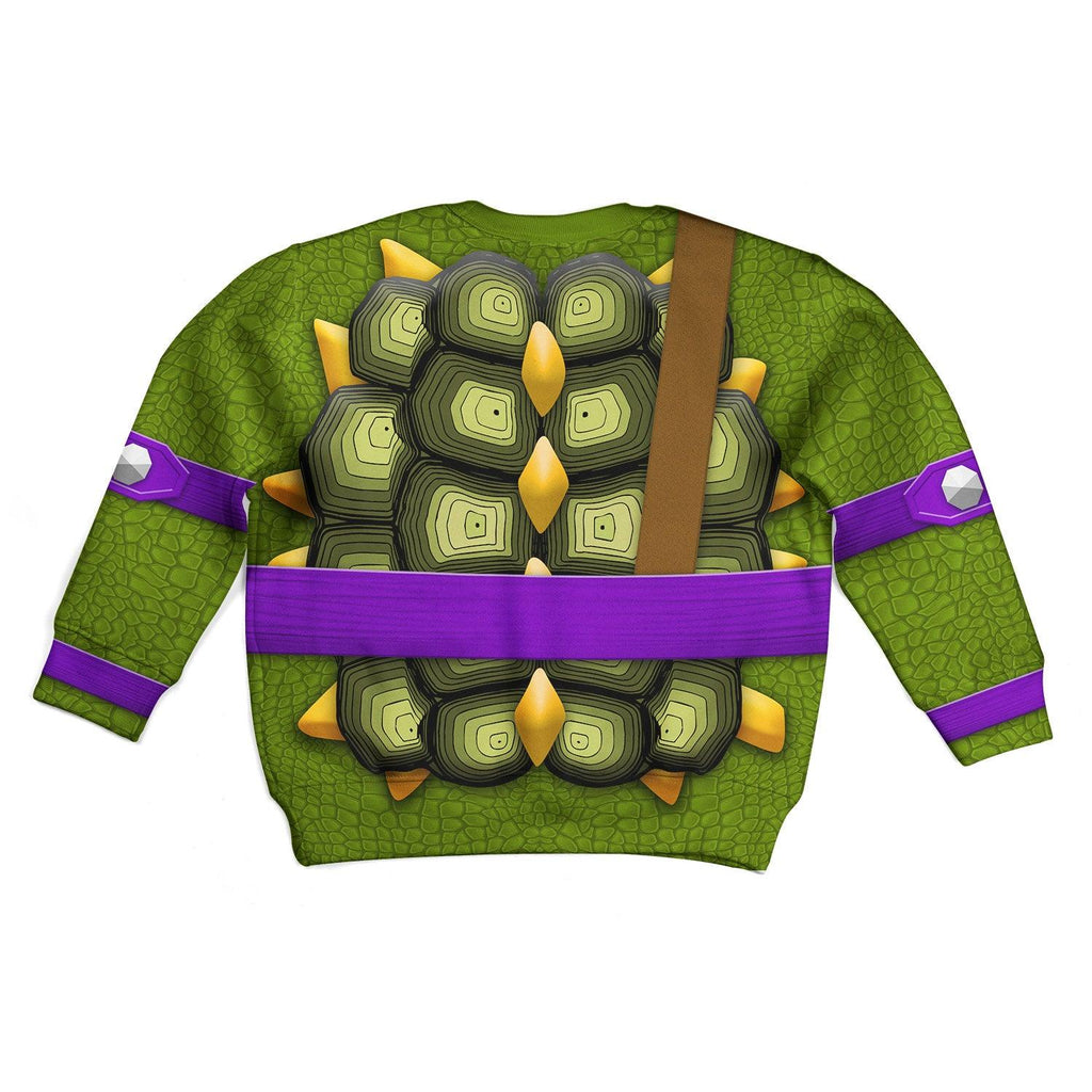 OodieGang Donatello Costume Cosplay Kid Hoodie Sweatshirt T-Shirt - OodieGang.com