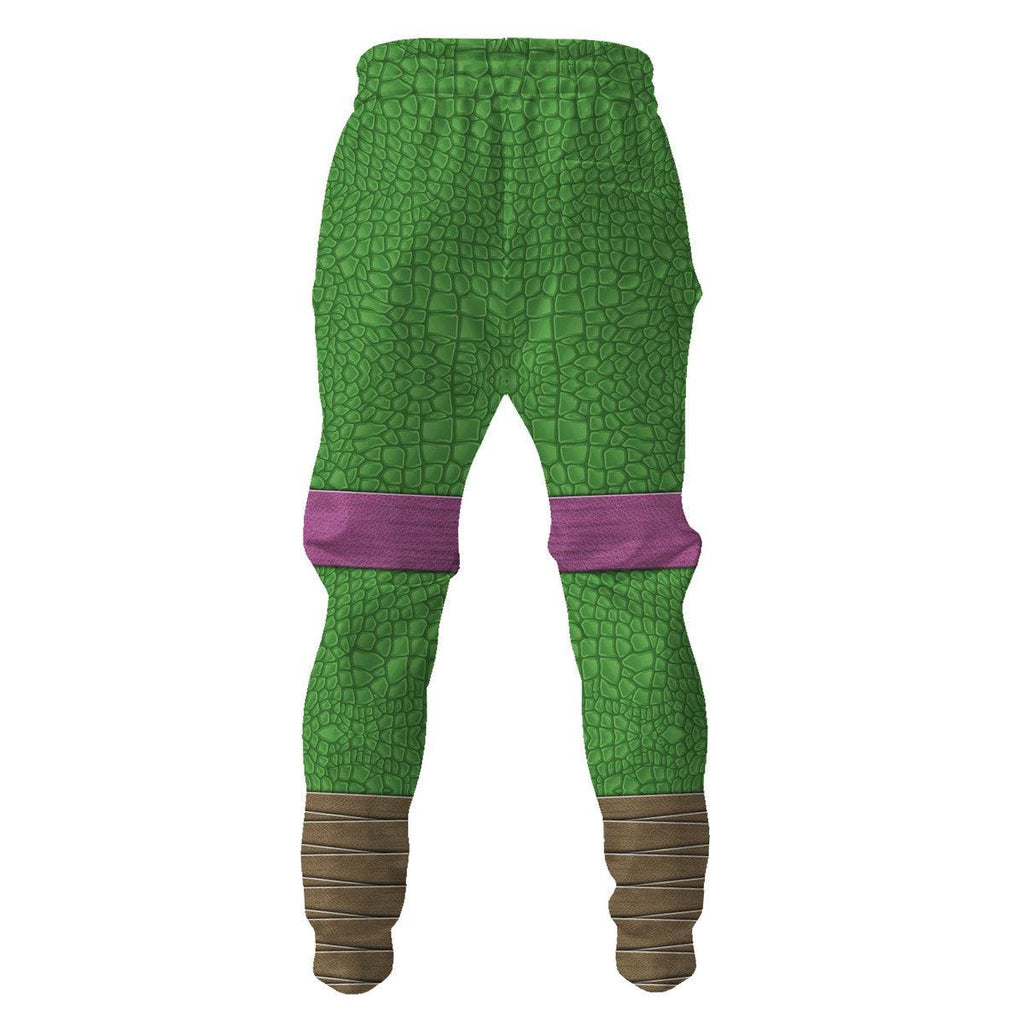 OodieGang Donatello Ninja Turtles Costume Hoodie Sweatshirt T-Shirt ZipHoodie Sweatpants - OodieGang.com