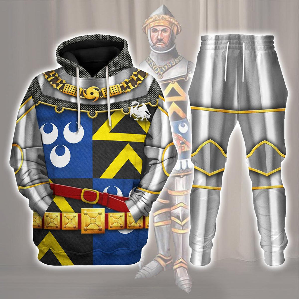 Oodiegang Edmund de Thorpe-Battle of Agincourt Knights Costume Hoodie Sweatshirt T-Shirt Tracksuit - Oodiegang.com