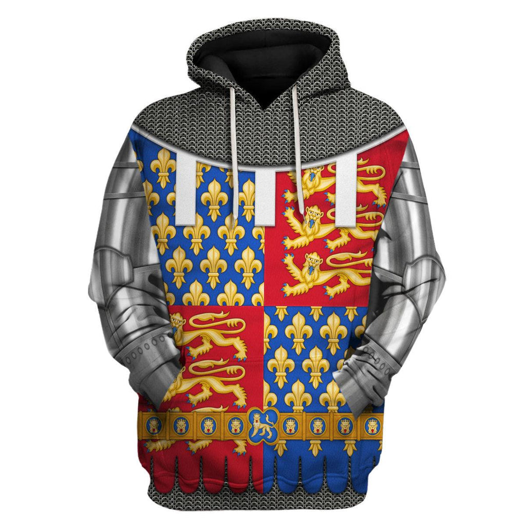 Oodiegang Edward the Black Prince Amour Knights Costume Hoodie Sweatshirt T-Shirt Tracksuit - Oodiegang.com