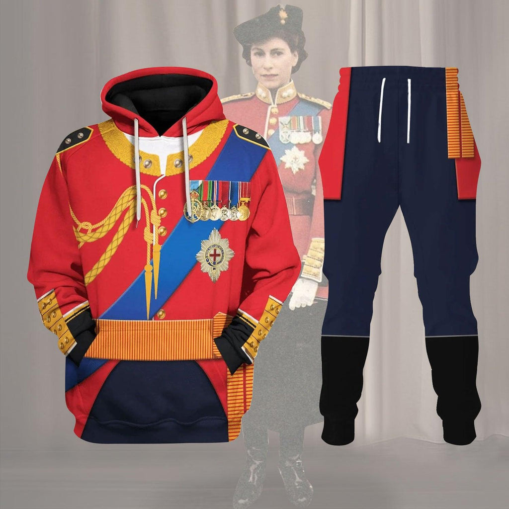 OodieGang Elizabeth II of England Costume Hoodie Sweatshirt T-Shirt Tracksuit - OodieGang.com