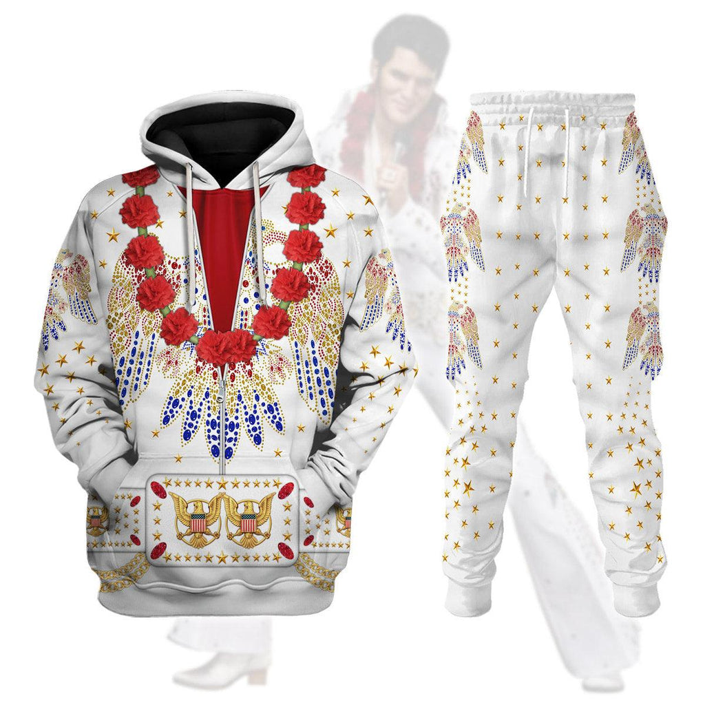 Oodiegang Elvis Aloha Costume from Hawaii Hoodie Sweatshirt T-Shirt Sweatpants - Oodiegang.com