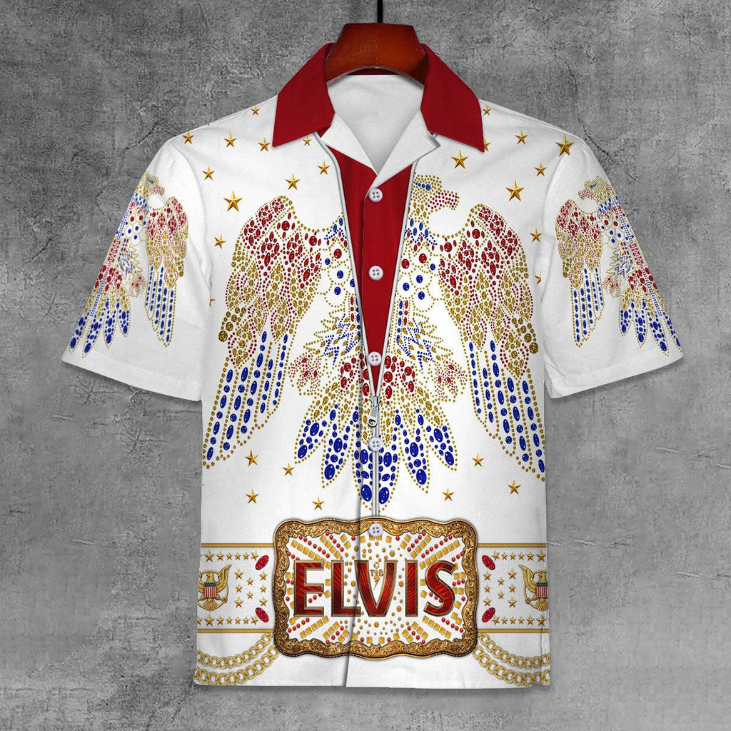 CustomsPig Elvis Aloha Unisex Hawaii Shirt - CustomsPig.com