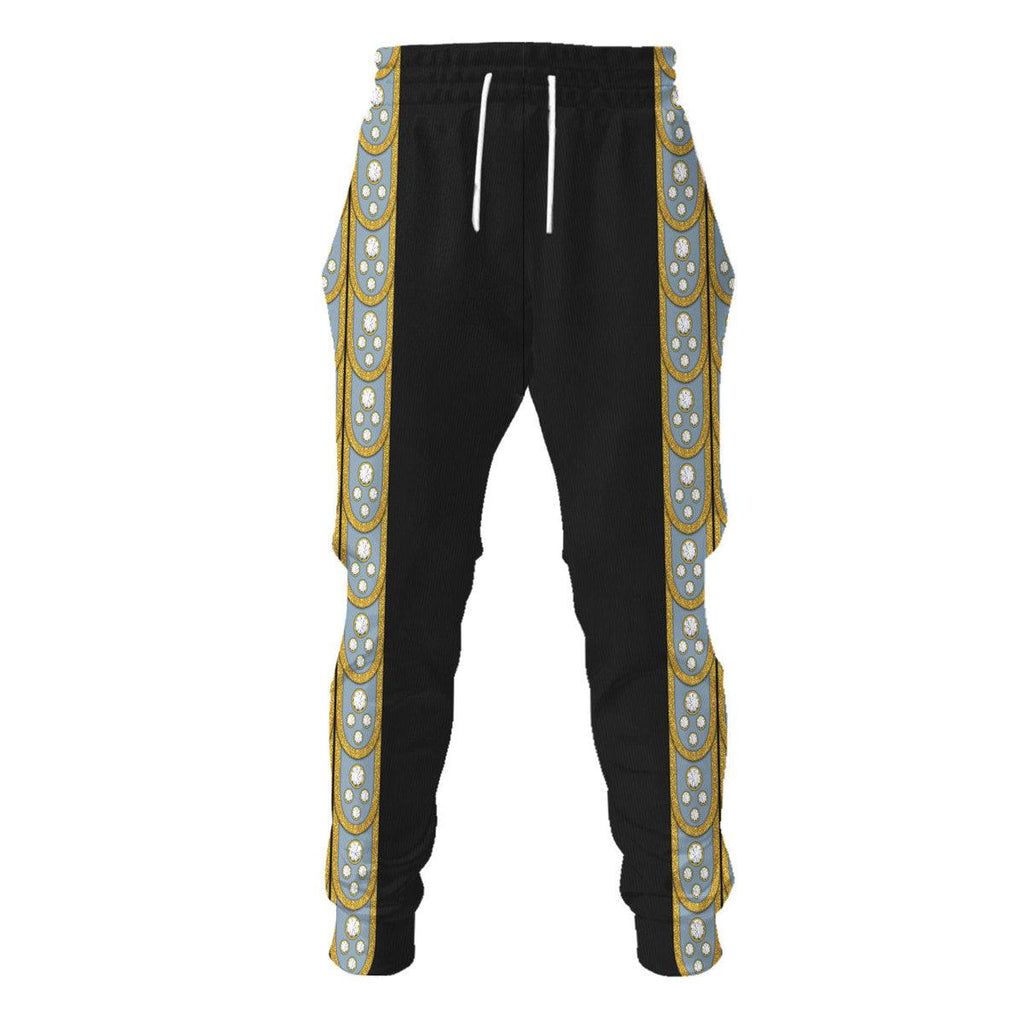 Oodiegang Elvis Armadillo suit in Blue on Black Costume Hoodie Sweatshirt T-Shirt Sweatpants - Oodiegang.com