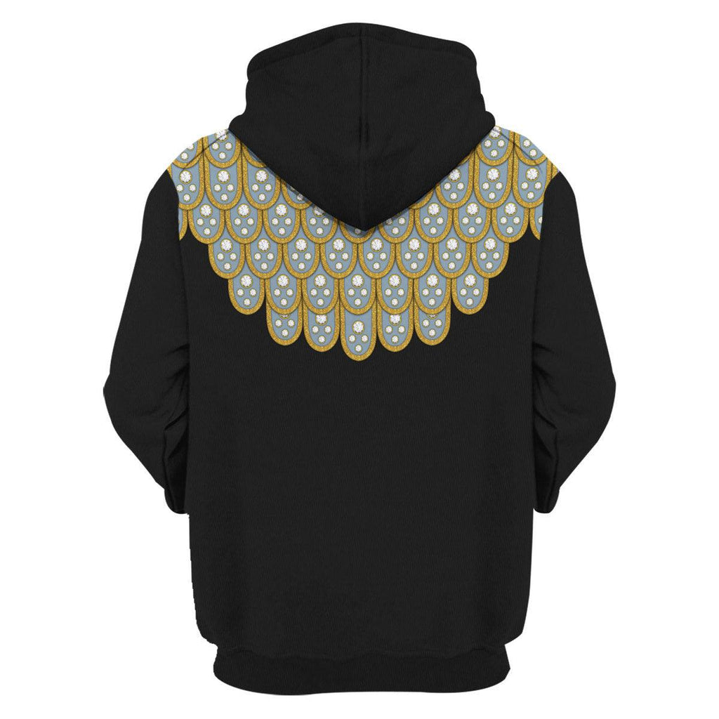 Oodiegang Elvis Armadillo suit in Blue on Black Costume Hoodie Sweatshirt T-Shirt Sweatpants - Oodiegang.com