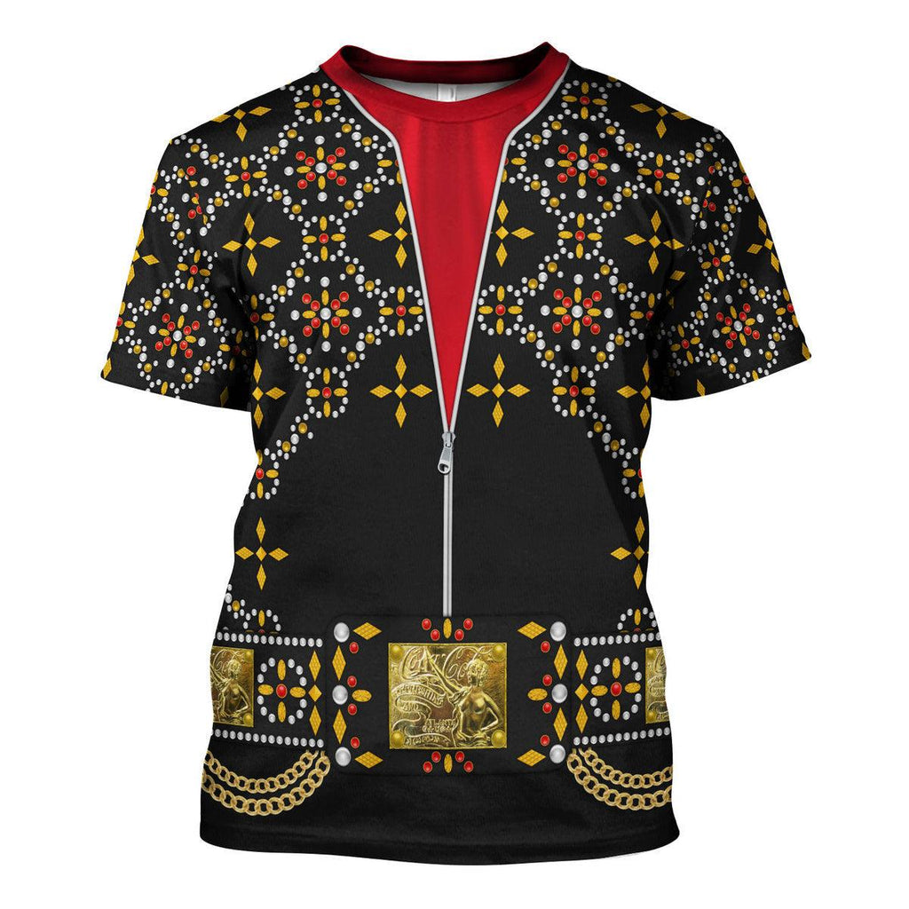 Oodiegang Elvis Black Conquistador Costume Hoodie Sweatshirt T-Shirt Sweatpants - Oodiegang.com