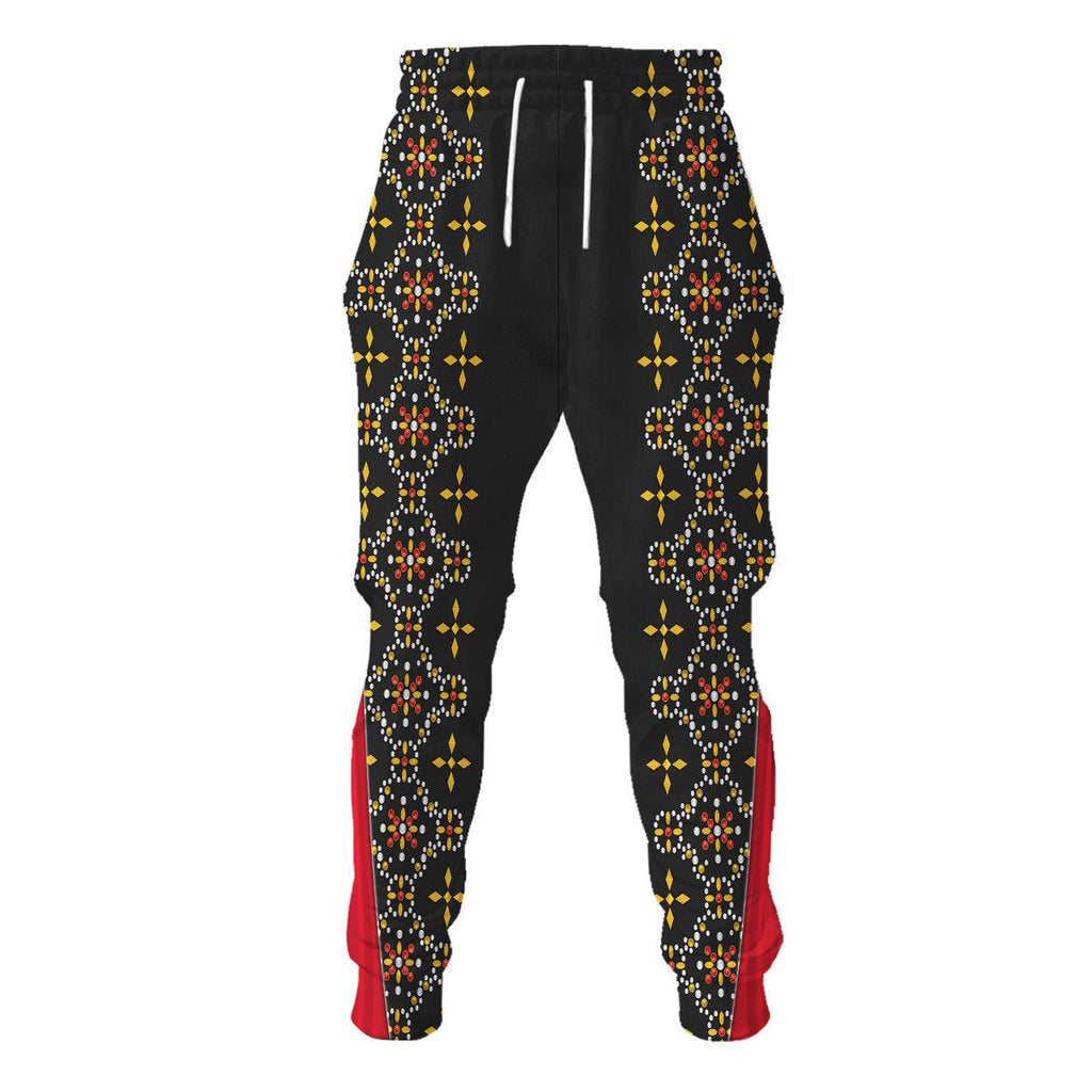 Oodiegang Elvis Black Conquistador Costume Hoodie Sweatshirt T-Shirt Sweatpants - Oodiegang.com