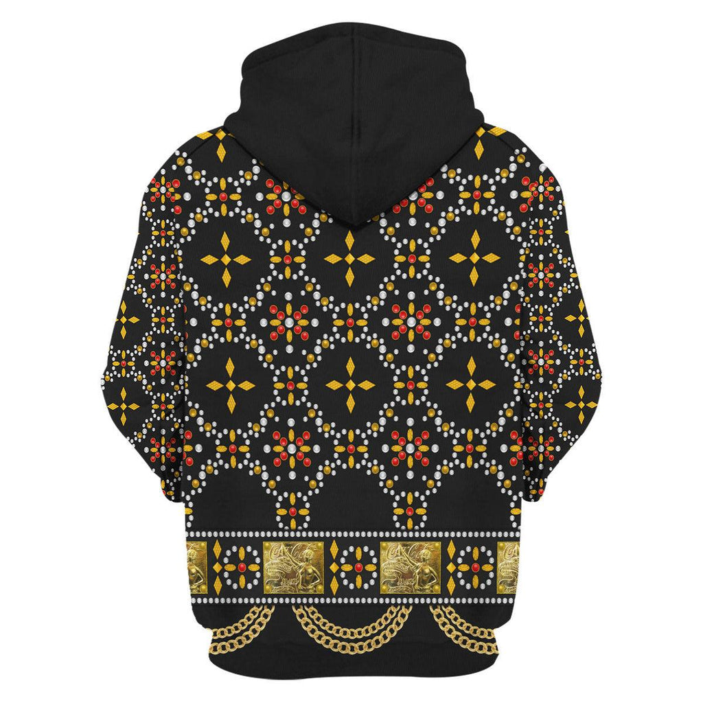 Oodiegang Elvis Black Conquistador Costume Hoodie Sweatshirt T-Shirt Sweatpants - Oodiegang.com