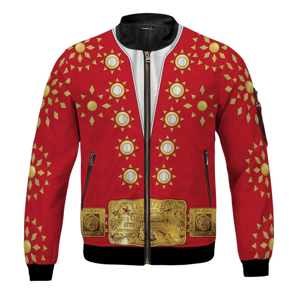 Oodiegang Elvis Burning Love Bomber Jacket - Oodiegang.com