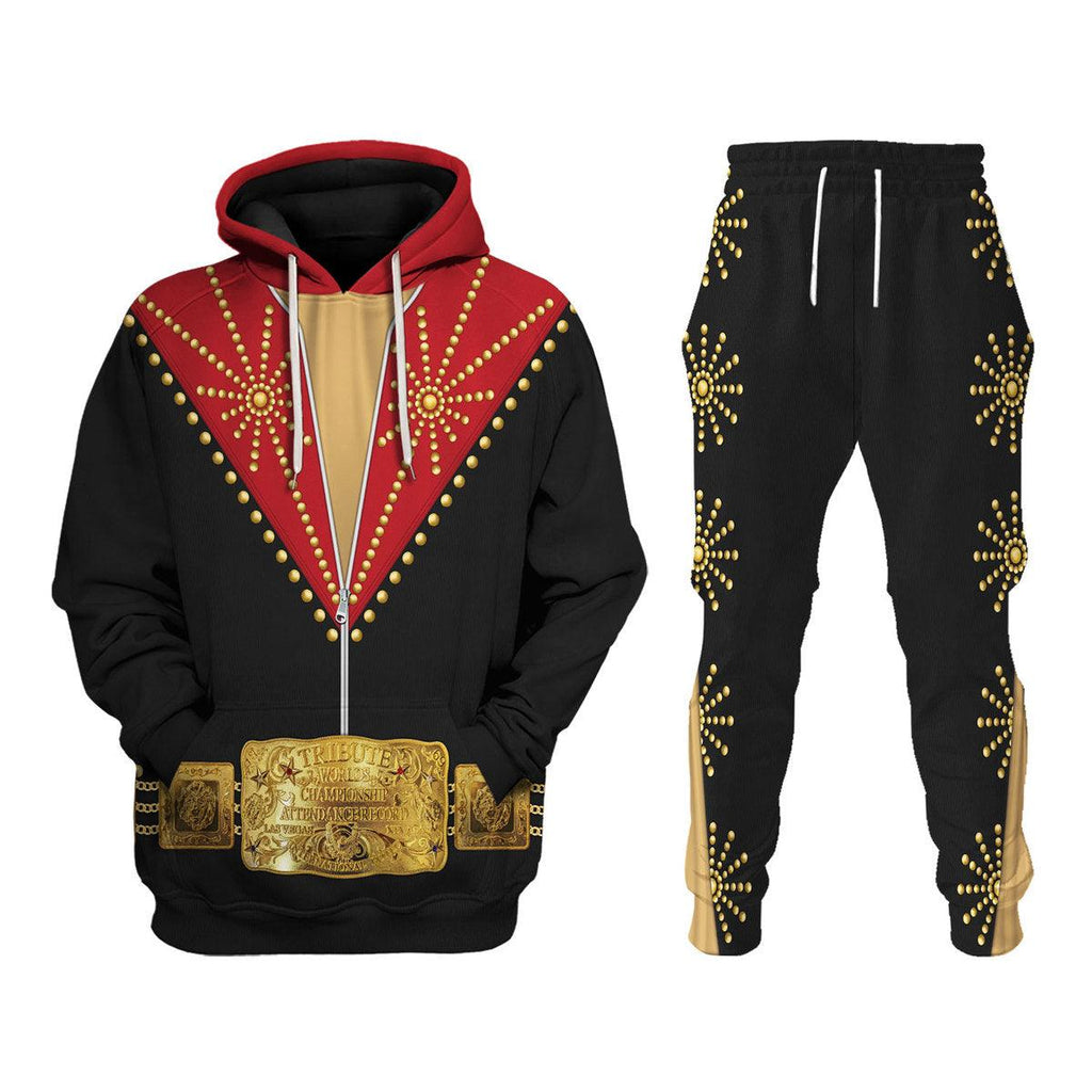 Oodiegang Elvis Cisco Red Costume Hoodie Sweatshirt T-Shirt Sweatpants - Oodiegang.com